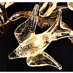 Люстра в виде золотой ветки с цветами и птичками Marvelous Garden варинант исполнения - 11 | Loft Concept в Твери