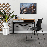 Стол рабочий в стиле лофт с ящиком и нишей для хранения Urban Style Space варинант исполнения - 4 | Loft Concept в Твери