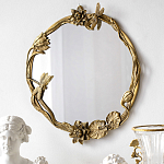 Настенное зеркало в бронзовой раме Eden Garden варинант исполнения - 4 | Loft Concept в Твери