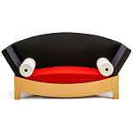 Дизайнерский диван с двумя подушками-валиками Poltronova Mitzi Sofa варинант исполнения - 1 | Loft Concept в Твери