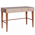 Стол письменный из массива бука с 2-мя ящиками бежевый Wenge Light варинант исполнения - 1 | Loft Concept в Твери