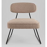 Кресло лаунж Kate букле капучино варинант исполнения - 4 | Loft Concept в Твери