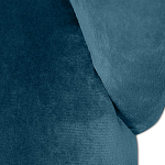 Барный стул вращающийся со спинкой Синий Велюр Vendramin Chair варинант исполнения - 3 | Loft Concept в Твери