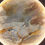 Бра в форме диска черного цвета Borders of Black варинант исполнения - 3 | Loft Concept в Твери