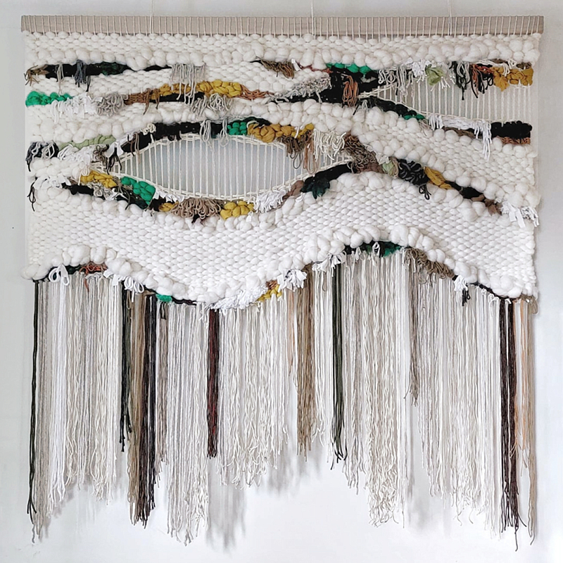 Панно Современный Гобелен Tapestry Misty Morning Белый Мульти в Твери | Loft Concept 