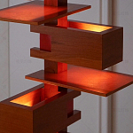 Торшер с каркасом из множества полок Links варинант исполнения - 2 | Loft Concept в Твери