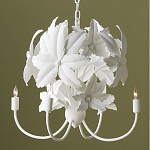 Люстра белая в виде цветков шиповника White Rosehip Flower варинант исполнения - 3 | Loft Concept в Твери