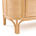 ТВ-тумба из плетеного ротанга Simone Rattan TV Stand варинант исполнения - 5 | Loft Concept в Твери