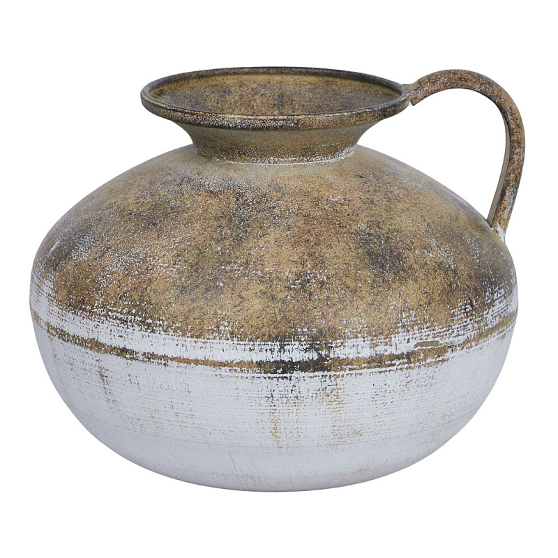 Ваза металлическая с ручкой Bygone Era  в Твери | Loft Concept 