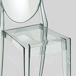 Прозрачный стул с серым оттенком LOUIS GHOST CHAIR варинант исполнения - 7 | Loft Concept в Твери