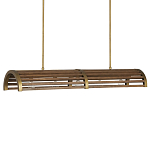 Люстра линейная полукруглой формы Wooden Horseshoe варинант исполнения - 4 | Loft Concept в Твери