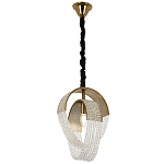 Подвесной светильник с хрустальными подвесками Godard Crystal Ring Hanging Lamp варинант исполнения - 2 | Loft Concept в Твери