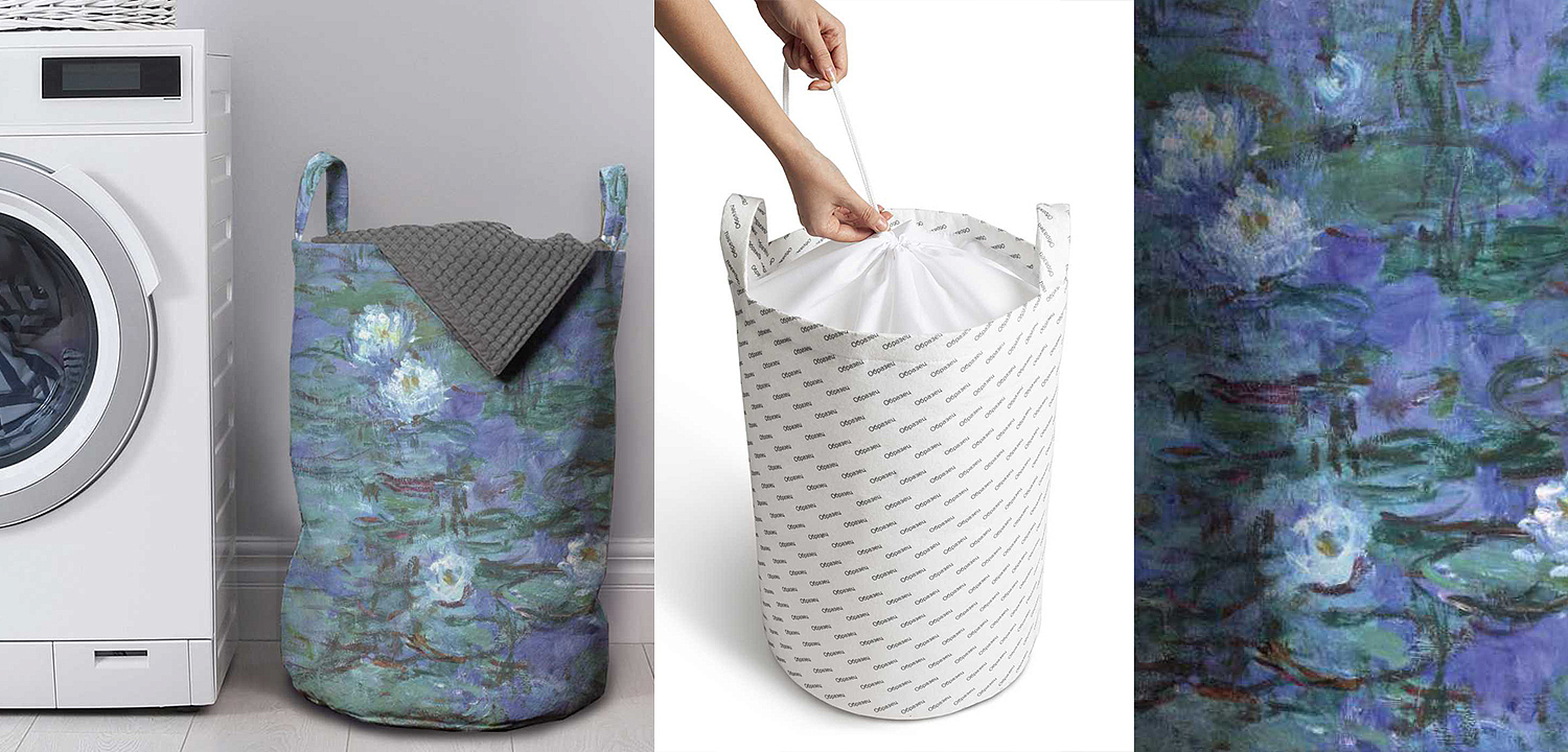 Корзина Lilies Impressionism Basket Корзина Lilies Impressionism Basket - Loft-Concept в Твери