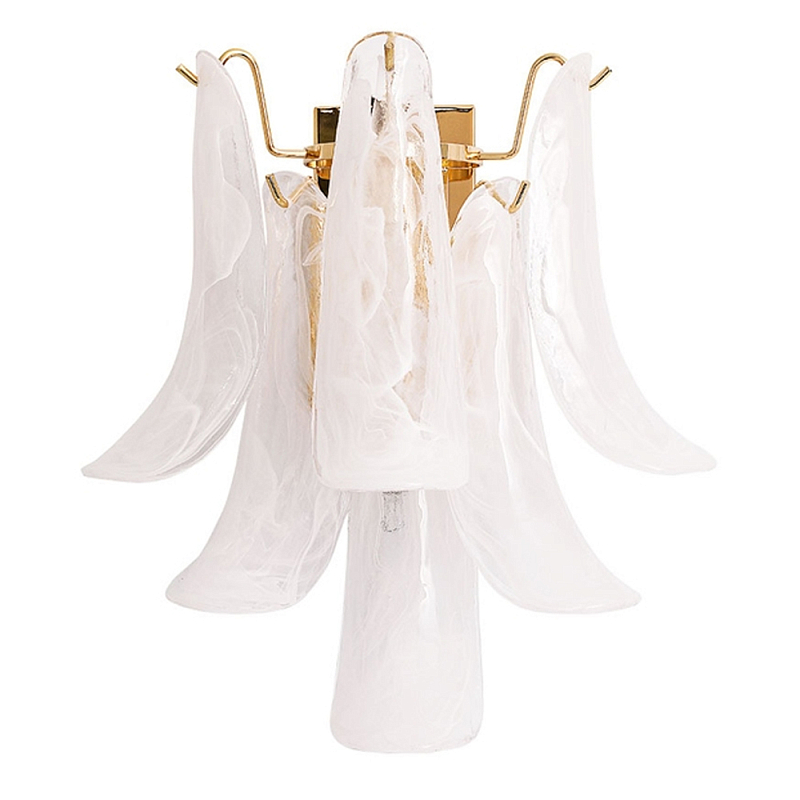 Настенный светильник Lamp Mirage Белый Золотой Настенный светильник Lamp Mirage Белый Золотой в Твери | Loft Concept