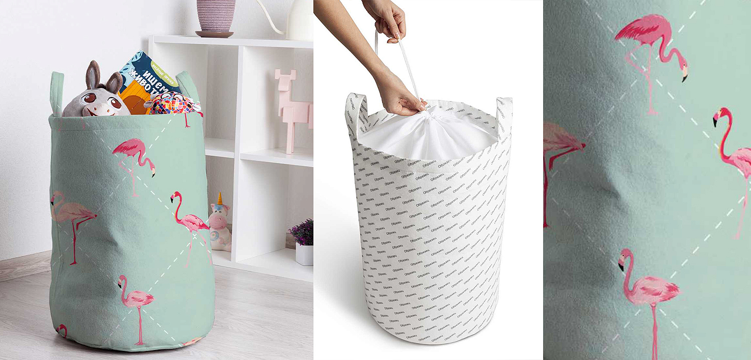 Корзина Flamingo Rhombus Basket Корзина Flamingo Rhombus Basket - Loft-Concept в Твери