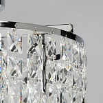 Потолочный светильник круглый с прозрачными подвесками Lunet варинант исполнения - 13 | Loft Concept в Твери