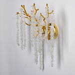 Бра золотого цвета с ветвями и хрустальными подвесками FAIRYTREE Light варинант исполнения - 3 | Loft Concept в Твери