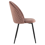 Мягкий стул в велюре пыльно-розового цвета Miruna Chair варинант исполнения - 5 | Loft Concept в Твери