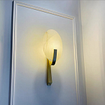 Бра с мраморным рассеивателем овальной формы Torch варинант исполнения - 6 | Loft Concept в Твери