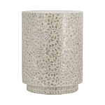 Приставной столик с рисунком из раковин устриц Bone Inlay варинант исполнения - 2 | Loft Concept в Твери