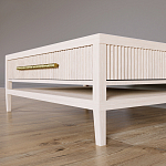 Кофейный стол Primo с двумя ящиками Светлый дуб варинант исполнения - 4 | Loft Concept в Твери