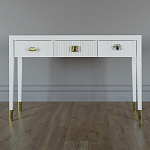 Дизайнерский Письменный стол Elsa Dreams White с тремя ящиками варинант исполнения - 1 | Loft Concept в Твери