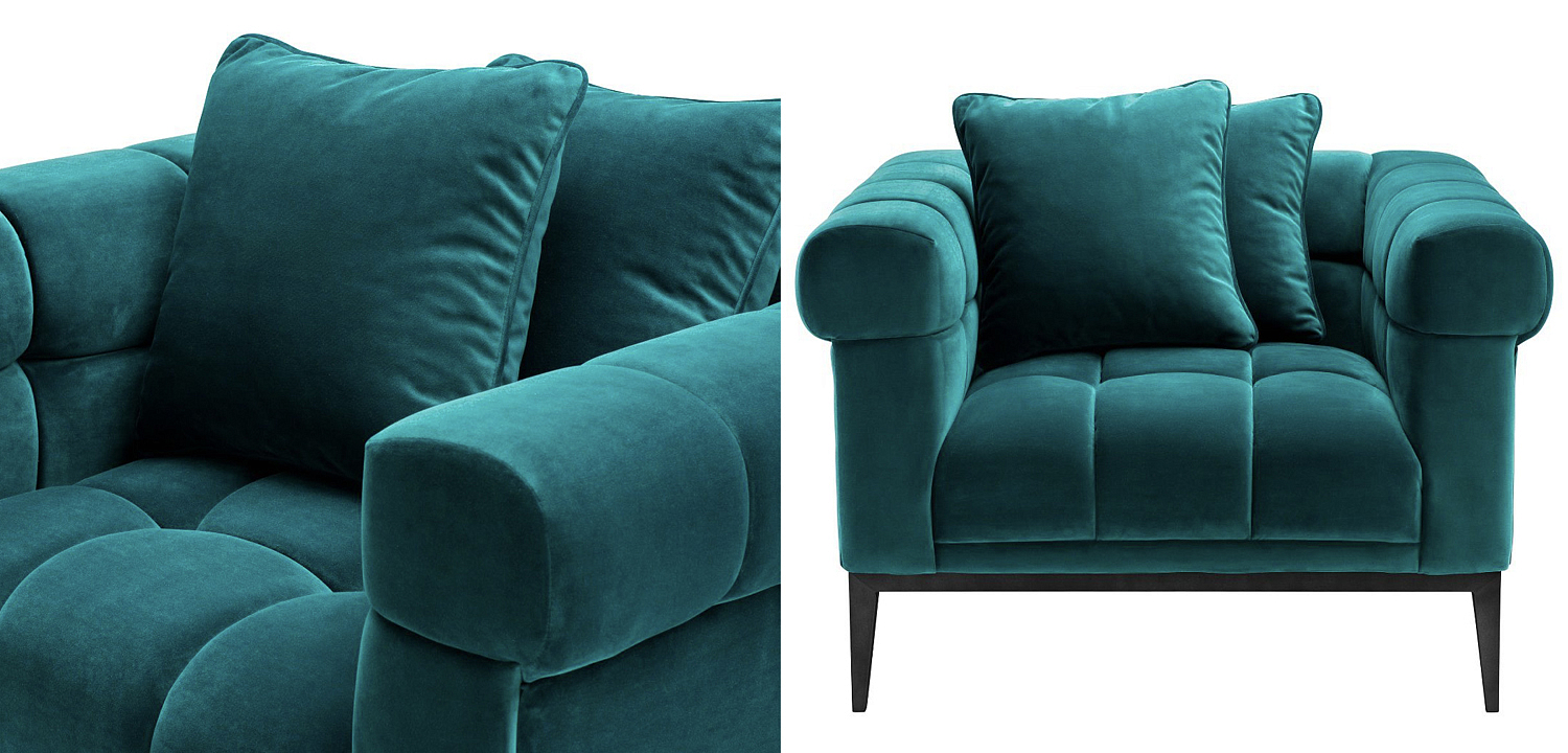 Кресло Eichholtz Chair Aurelio sea green - Loft-Concept в Твери