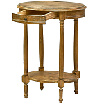 Деревянный овальный кофейный стол Margery Provence Coffee Table варинант исполнения - 2 | Loft Concept в Твери