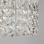 Потолочный светильник круглый с прозрачными подвесками Lunet варинант исполнения - 14 | Loft Concept в Твери