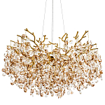 Люстра с хрустальными подвесками Fairytree Gold Crystal Chandelier 10 варинант исполнения - 1 | Loft Concept в Твери