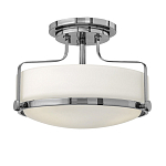 Потолочный светильник с круглым матовым белым плафоном Hinkley варинант исполнения - 9 | Loft Concept в Твери