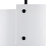 Потолочный светильник круглый светодиодный Semicircular White Panels белый варинант исполнения - 1 | Loft Concept в Твери