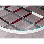 Дизайнерский круглый кофейный стол со стеклянной столешницей Gio Ponti D.555.1 Coffee Table варинант исполнения - 3 | Loft Concept в Твери