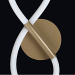 Бра с белым плафоном в форме восьмерки и круглым основанием Luke Lampco Tracer Lamp варинант исполнения - 5 | Loft Concept в Твери