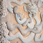 Тканый вручную монументальный настенный гобелен Soft Inception варинант исполнения - 2 | Loft Concept в Твери