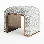 Пуф Forli с элегантной латунной вставкой варинант исполнения - 1 | Loft Concept в Твери