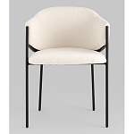 Стул Brace букле белый варинант исполнения - 4 | Loft Concept в Твери