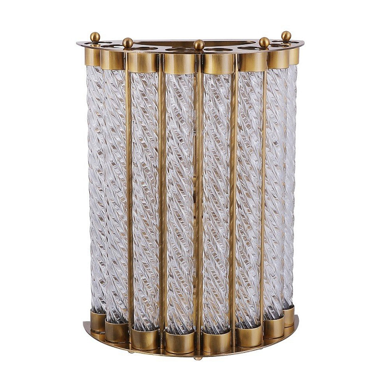 Бра Glass Spirals Sconces Бронза Прозрачное Стекло Бра Glass Spirals Sconces Бронза Прозрачное Стекло в Твери | Loft Concept