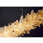 Люстра линейная светодиодная из необработанных кристаллов Mountain Comet варинант исполнения - 1 | Loft Concept в Твери