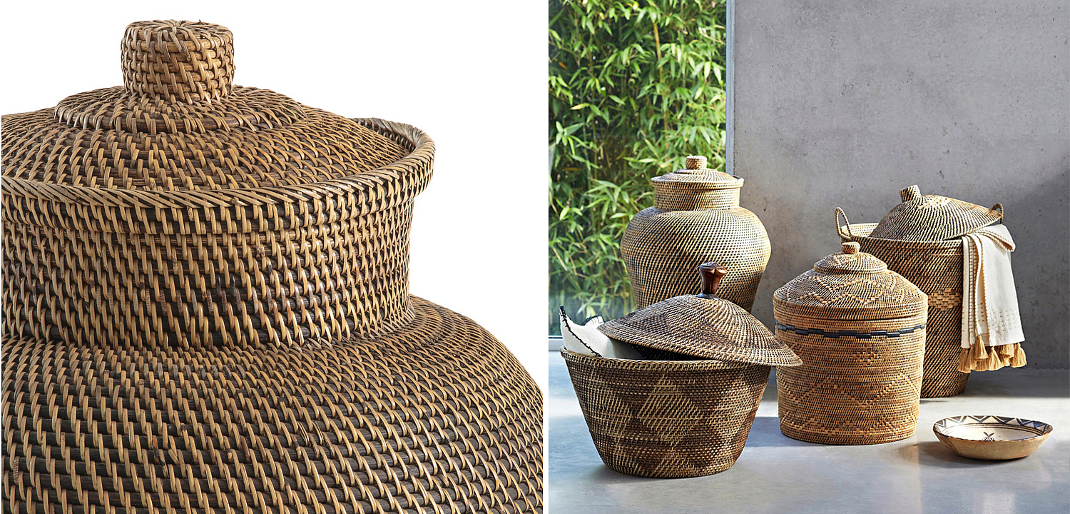 Ваза с крышкой Wicker Vase Ваза с крышкой Wicker Vase - Loft-Concept в Твери