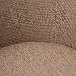 Кресло вращающееся черно-золотая рогожка Julia Armchair Golden Belt варинант исполнения - 4 | Loft Concept в Твери