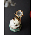 Подсвечник в виде кошки из фарфора с бронзовыми элементами Paradise Cat варинант исполнения - 6 | Loft Concept в Твери