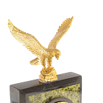 Настольный письменный набор из змеевика  и бронзы с декором в виде орла в подарочной упаковке Successful Leader варинант исполнения - 3 | Loft Concept в Твери