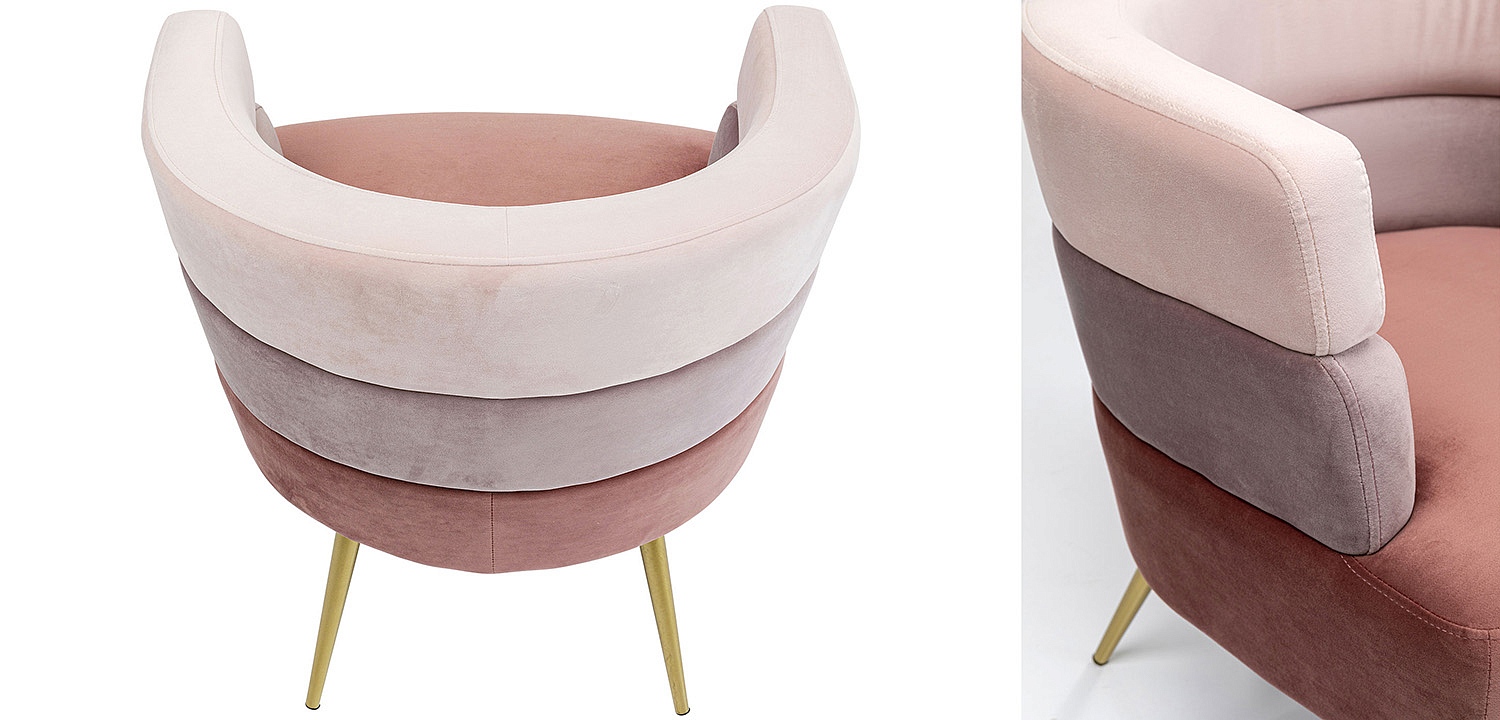 Кресло Pink Velvet Superposition Кресло Pink Velvet Superposition - Loft-Concept в Твери