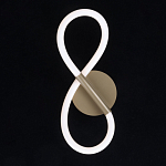 Бра с белым плафоном в форме восьмерки и круглым основанием Luke Lampco Tracer Lamp варинант исполнения - 2 | Loft Concept в Твери