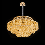 Люстра хрустальная в неоклассическом стиле на золотистом каркасе Majesty варинант исполнения - 5 | Loft Concept в Твери