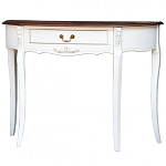 Деревянная консоль с ящиком в стиле прованс Hadrienne Montmartre Provence Connsole Table варинант исполнения - 1 | Loft Concept в Твери