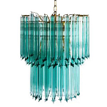 Дизайнерская люстра Blue Lagoon glass бирюзовое стекло  варинант исполнения - 1 | Loft Concept в Твери