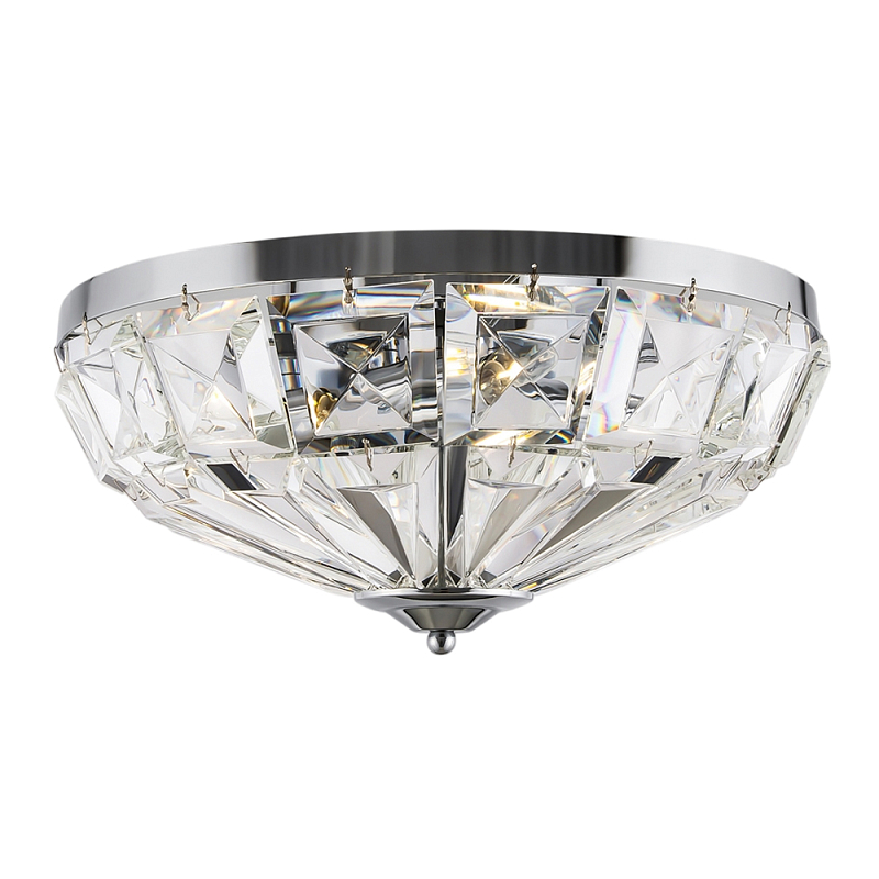 Потолочный светильник Facet E14х4 Хром Прозрачный в Твери | Loft Concept 