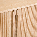 Длинный низкий буфет с 2-мя раздвижными дверцами Toinette Light Cupboard варинант исполнения - 12 | Loft Concept в Твери